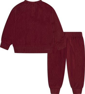 Cable Knit Sweatshirt & Joggers Set