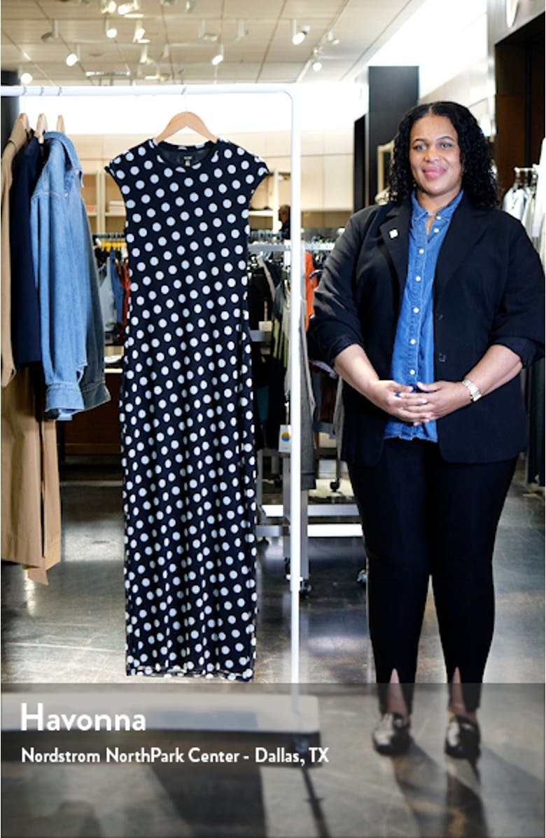 Cody Printed Cap Sleeve Mesh Maxi Dress, sales video thumbnail