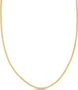 Bony Levy 14K Gold Wheat Chain Necklace