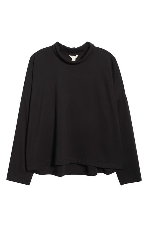 Caslonr Caslon(r) Drop Shoulder Turtleneck Top In Black