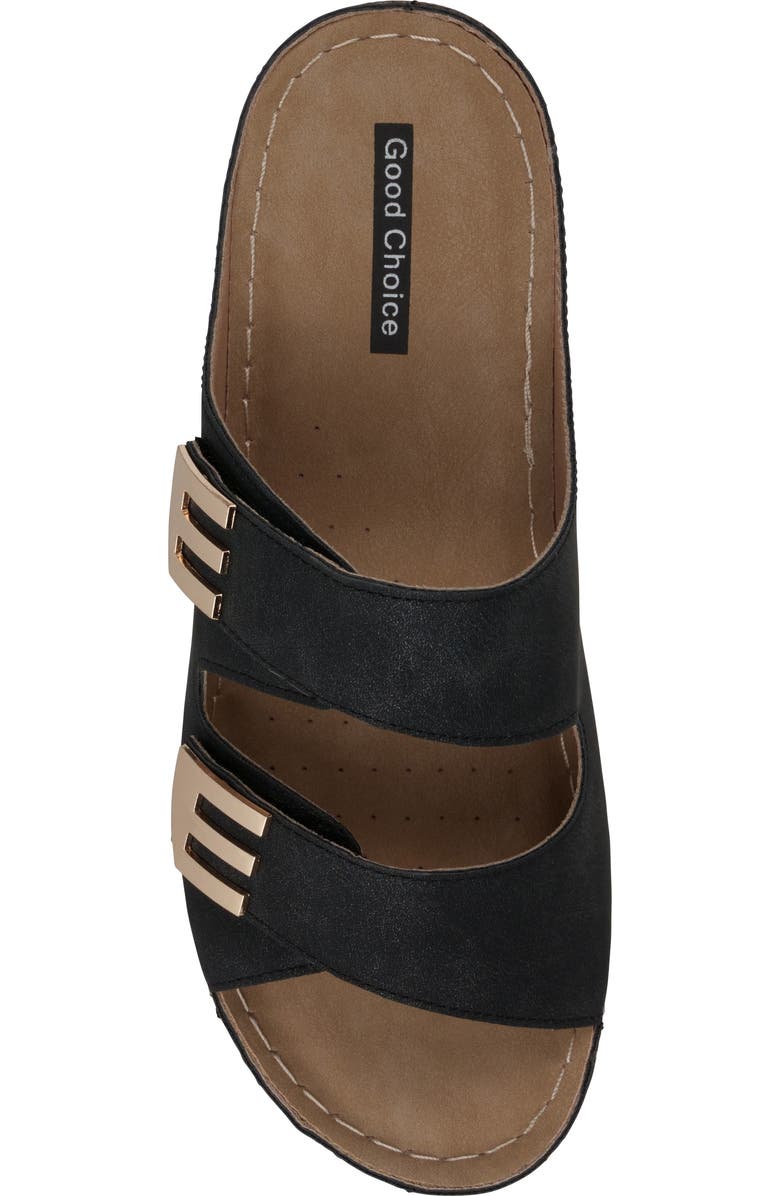 GOOD CHOICE NEW YORK Gretchen Hook & Loop Sandal, Alternate, color,
