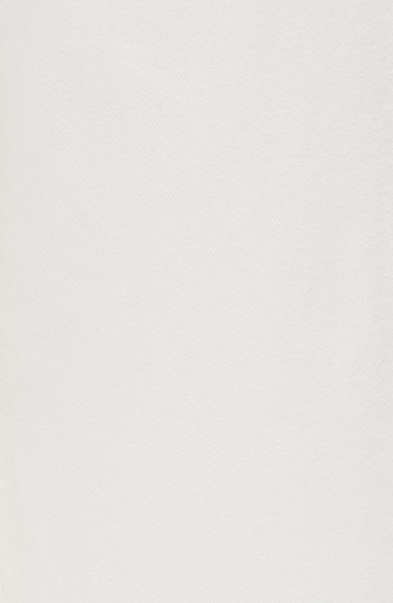 Bayeas Raw Hem Super High Waist Barrel Jeans, Alternate, color, White