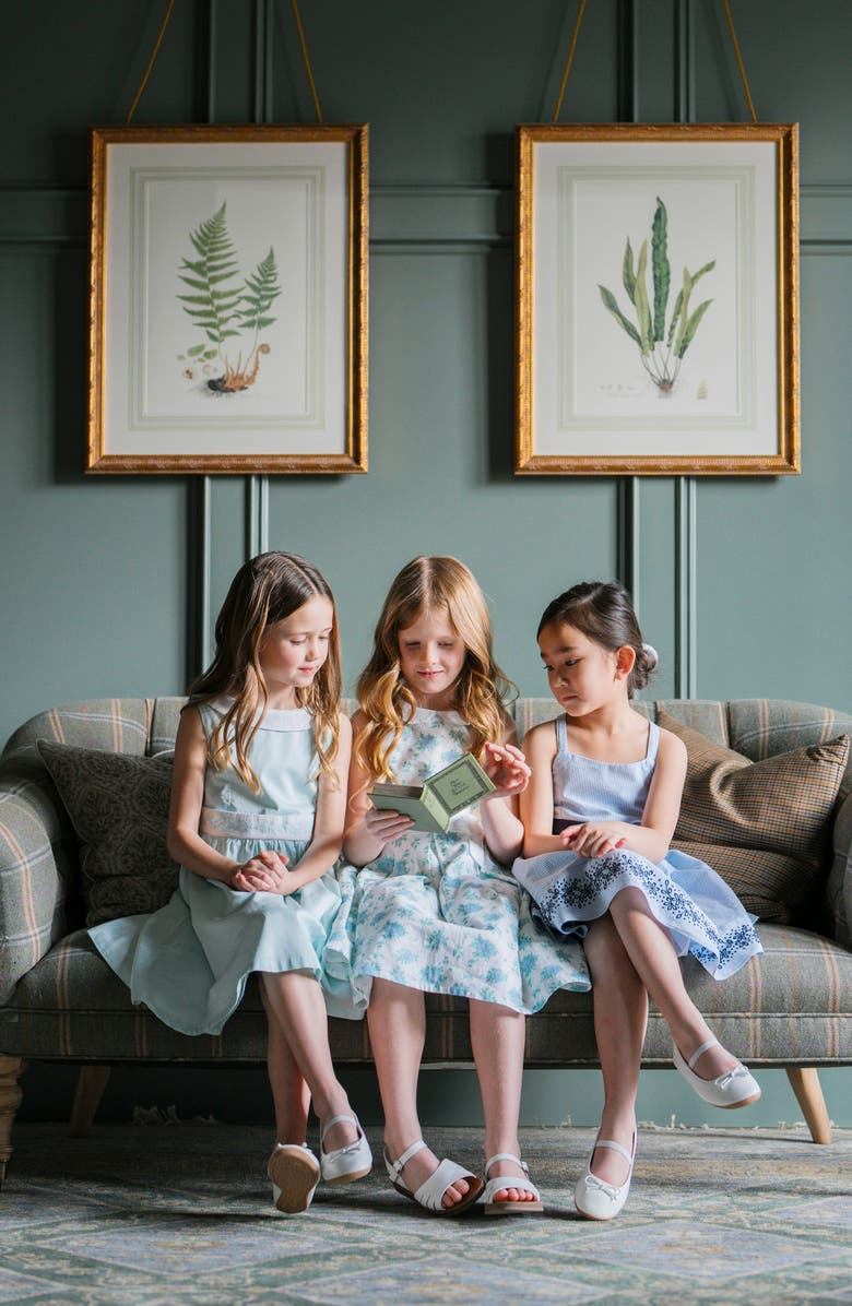 Hope & Henry Baby Girls' Linen Tea Dress, Infant, Alternate, color,