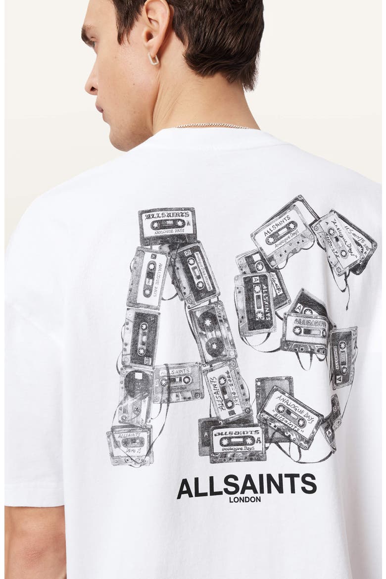 Mixtape Cotton Graphic T-Shirt, Alternate, color, OPTIC WHITE