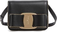 FERRAGAMO Vara Leather Crossbody Bag