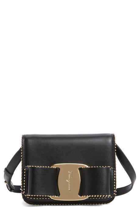 FERRAGAMO Vara Leather Crossbody Bag