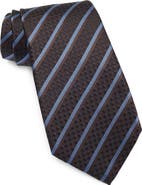 ZEGNA TIES Stripe Silk Tie