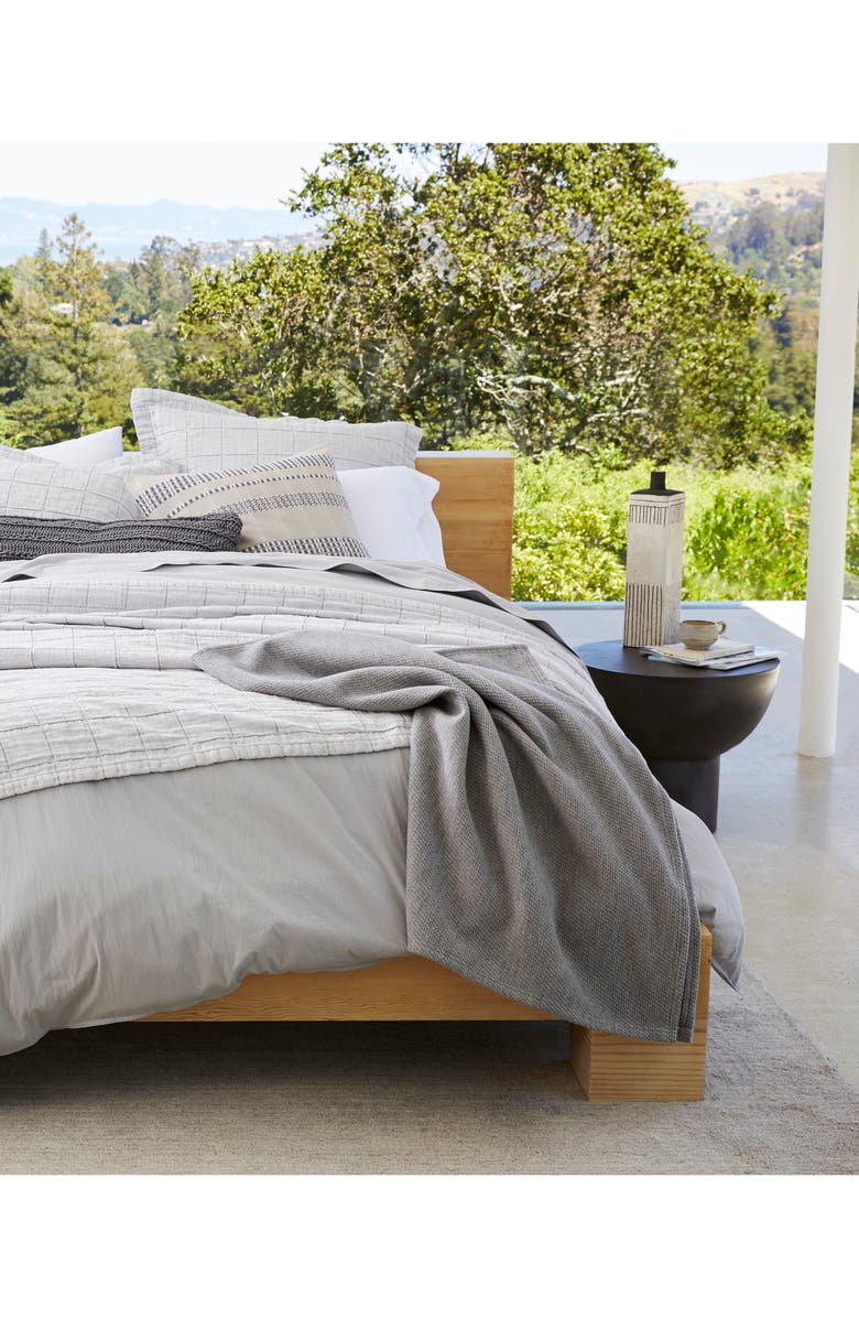 Coyuchi Sequoia Blanket, Alternate, color, Gray