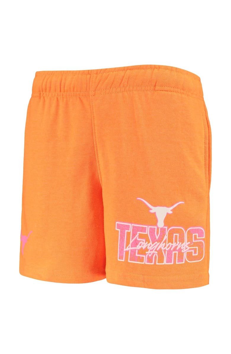 Outerstuff Youth Texas Orange Texas Longhorns Super Fresh Neon Daze Shorts, Alternate, color, 