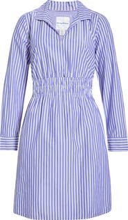 Tommy Bahama Sunlit Stripe Long Sleeve Shirtdress