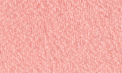 Shop Caslonr Caslon(r) Novelty Short Sleeve Cotton Sweater In Pink Geranium