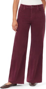 Kensie High Rise Wide Leg Corduroy Pants