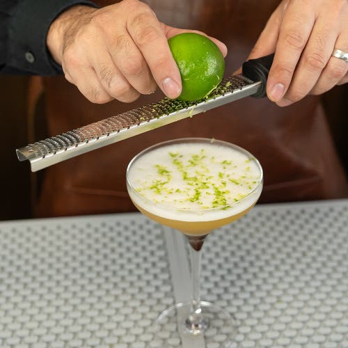 A Bar Above Stainless Steel Lemon Zester In Stainless Steel