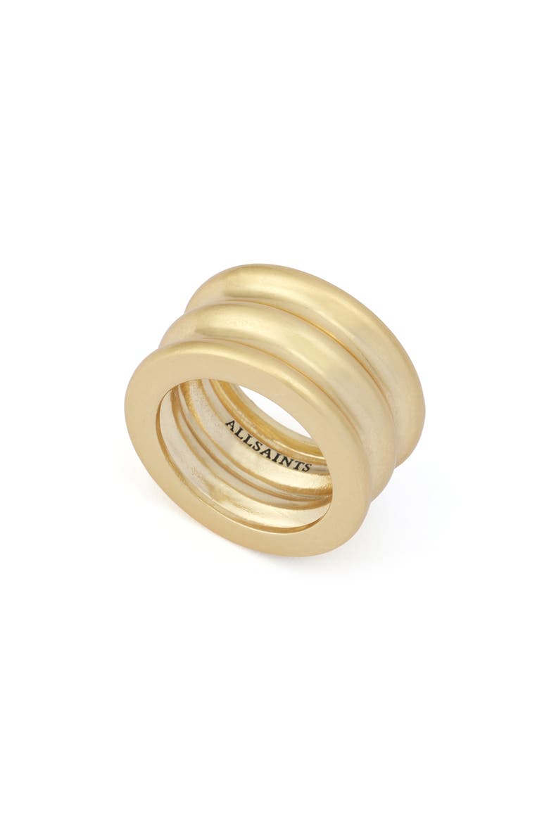 Multi Tube Ring, Alternate, color, VINTAGE GOLD