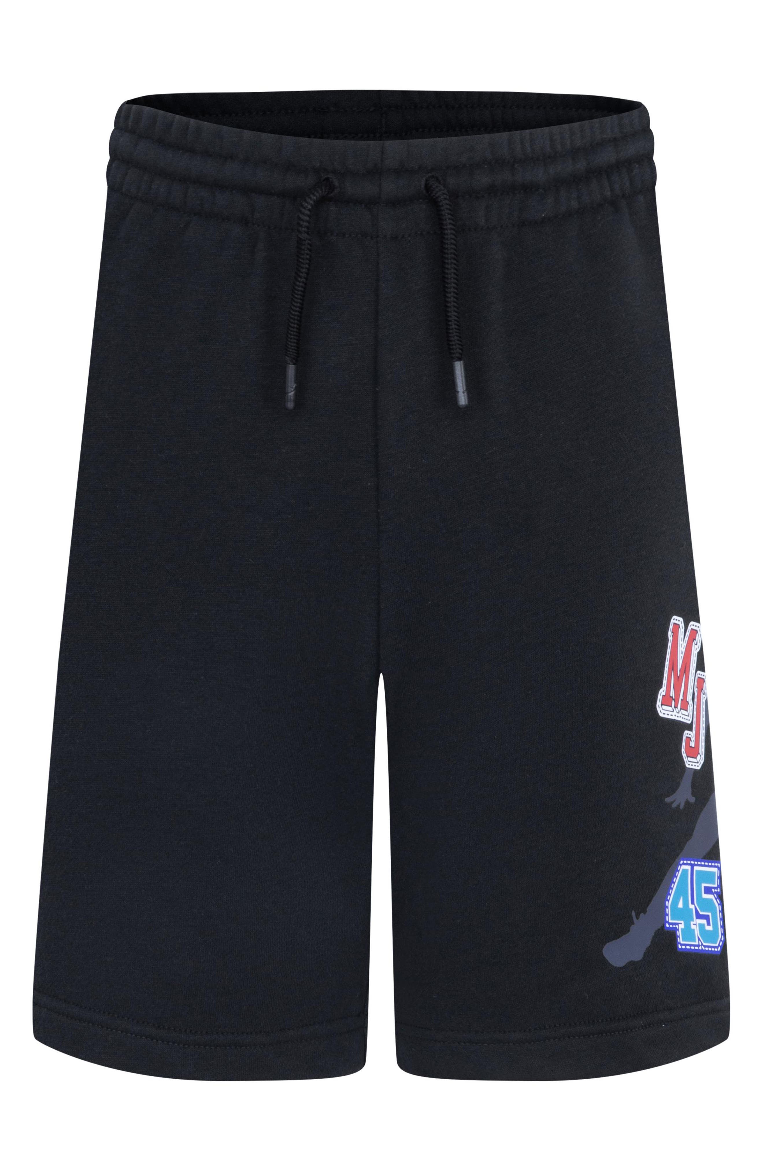 Jordan Backpack Collage Jordan Kids' Sneaker School French Terry Shorts | Nordstromrack