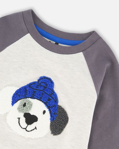 Deux Par Deux Raglan Sleeve Organic Cotton Jersey Tee In Multi