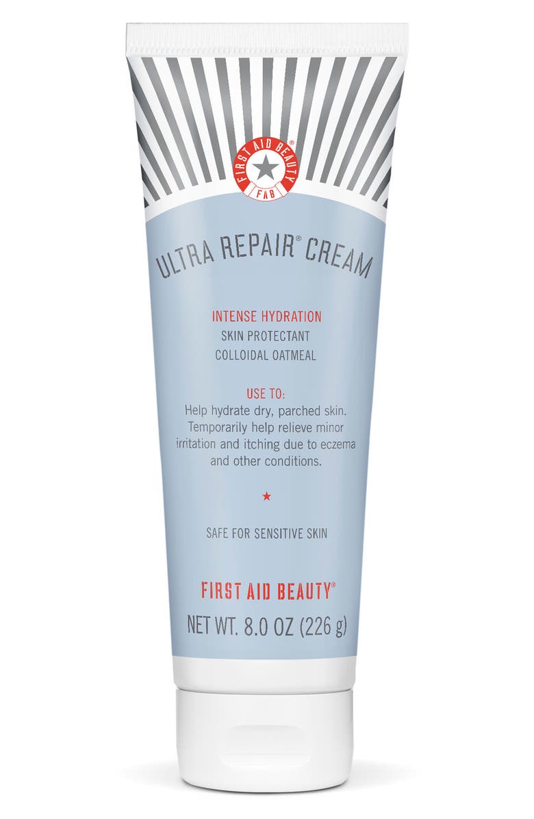 First Aid Beauty Ultra Repair Cream Intense Hydration Face & Body Moisturizer, Main, color, 