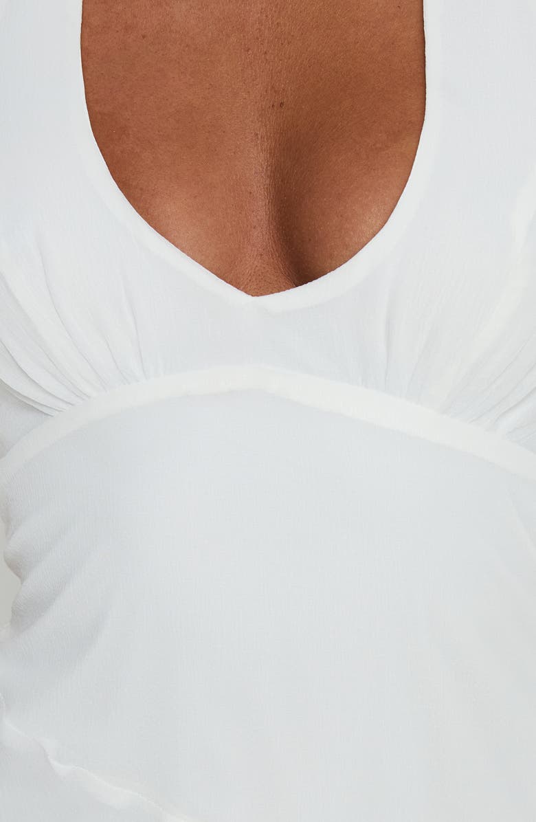 Princess Polly Valorie Halter Minidress, Alternate, color, White