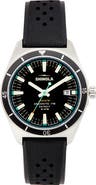 Shinola Duck Rubber Strap Watch, 40mm