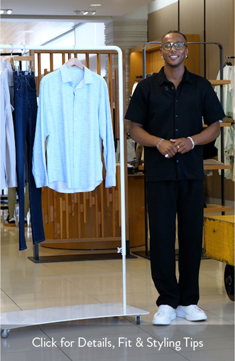 James OoohCotton<sup>®</sup> Print Button-Up Shirt, sales video thumbnail