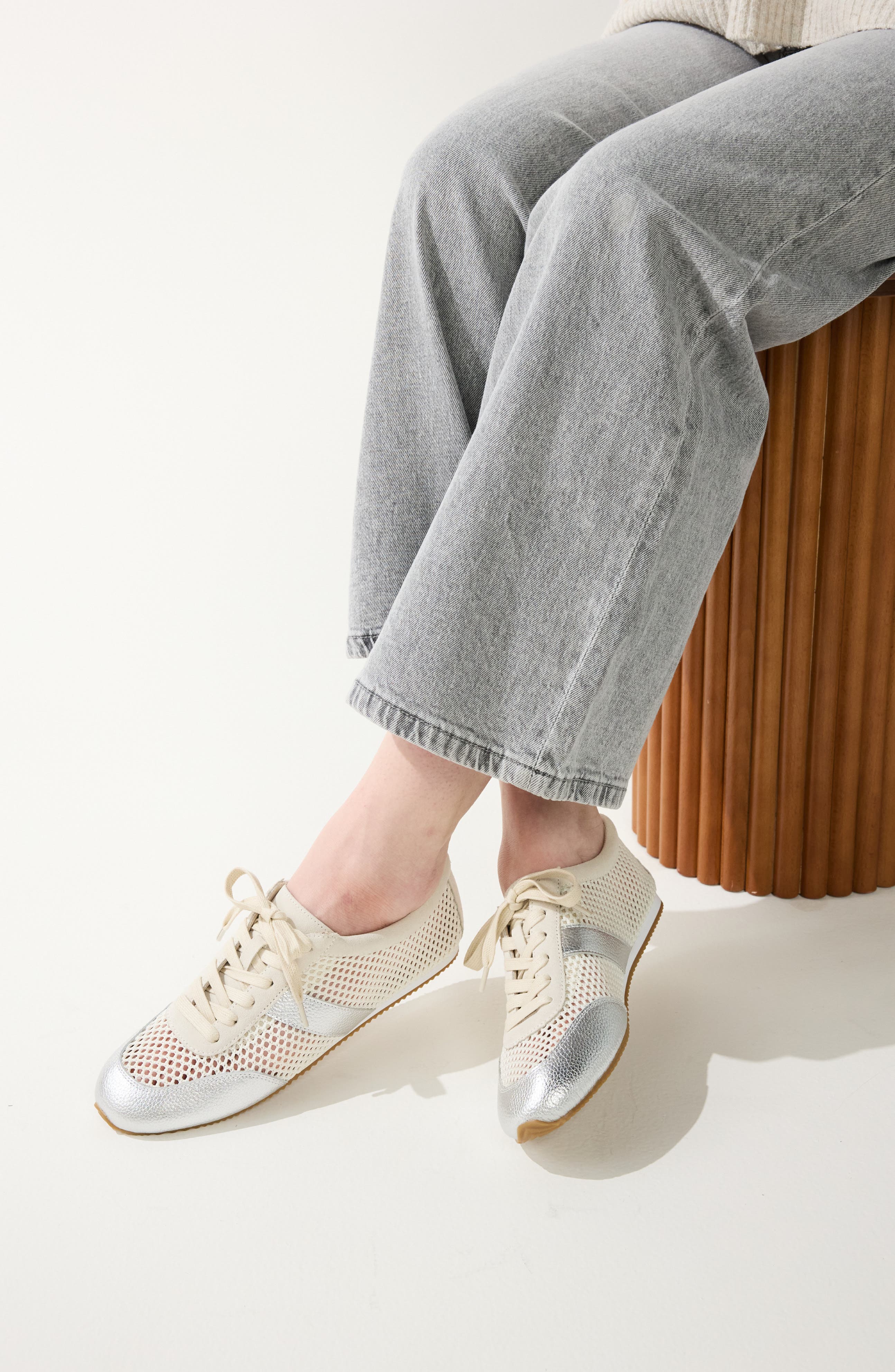 Kiah Sneaker, Alternate, color, CREAM