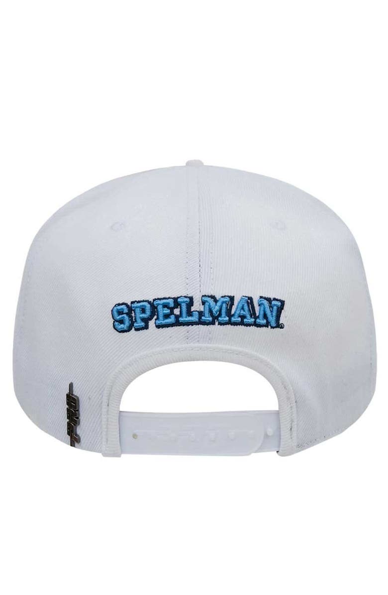 PRO STANDARD Men's Pro Standard White Spelman College Jaguars Primary Logo Evergreen Wool Snapback Hat, Alternate, color, White