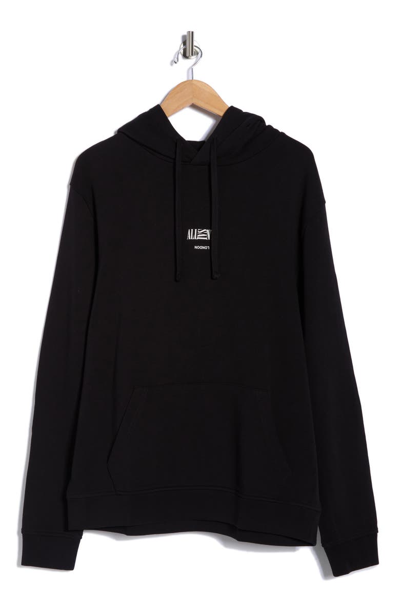 Burman Logo Hoodie, Alternate, color, JET BLACK