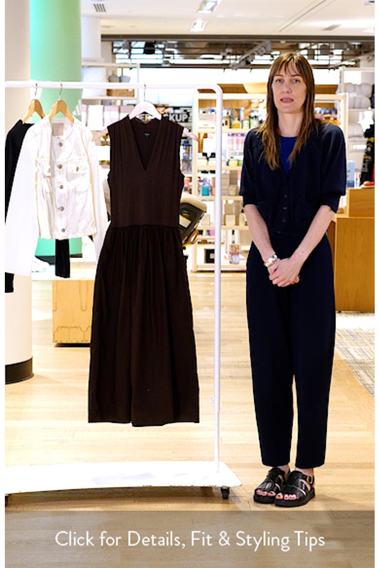 Winnie Mixed Media Midi Dress video