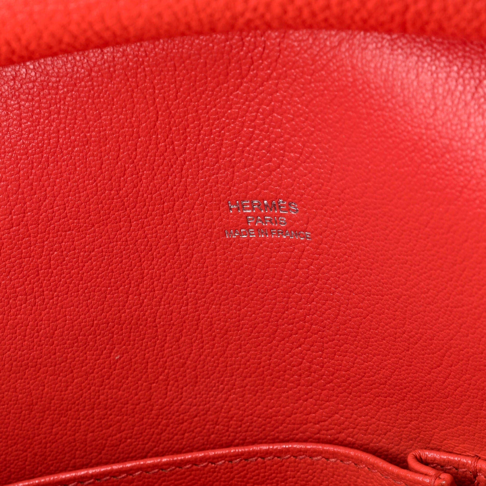 Pre-Owned Hermes Jypsiere Bag Clemence 28, Alternate, color, Rouge Pivoine