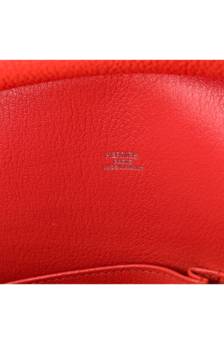 Pre-Owned Hermes Jypsiere Bag Clemence 28, Alternate, color, Rouge Pivoine