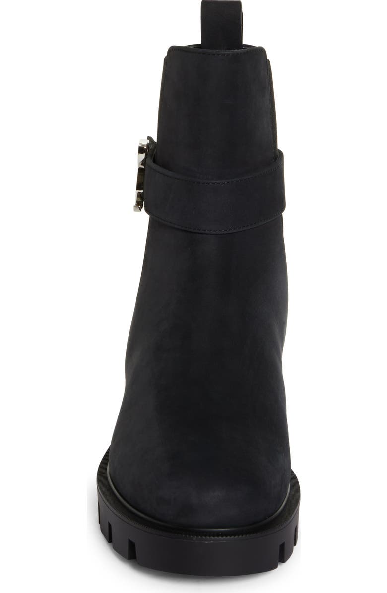 Christian Louboutin CL Logo Lug Sole Chelsea Boot, Alternate, color,