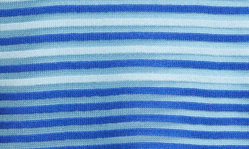 MING WANG MING WANG STRIPE SHEER KNIT TUNIC