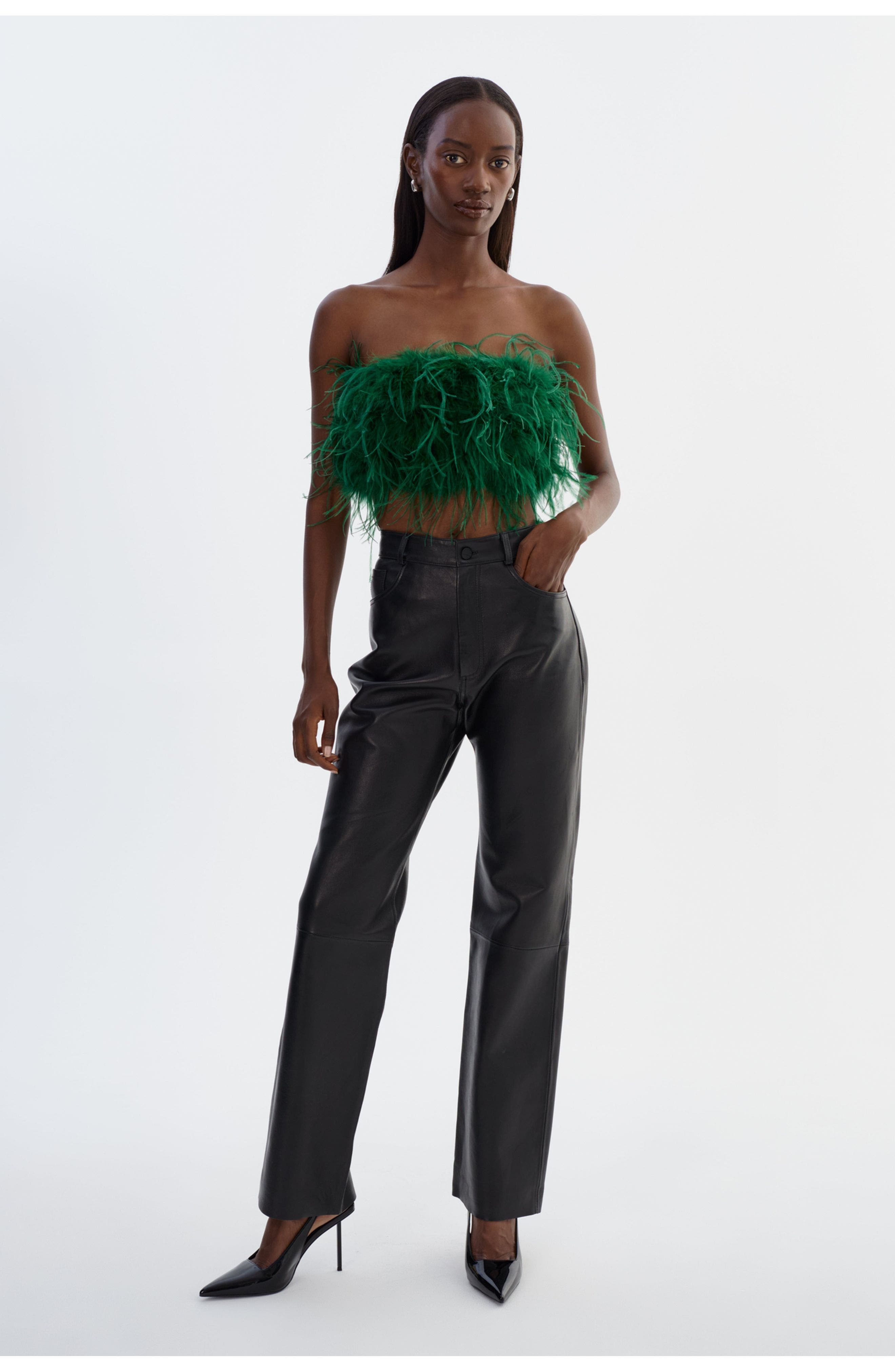 Zaina | Feather Bustier - image 2