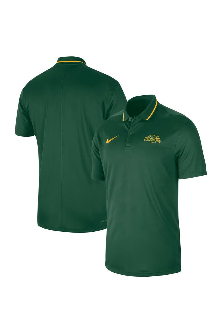 Men's Nike Green NDSU Bison 2023 Sideline Coaches Performance Polo, Main, color, Green