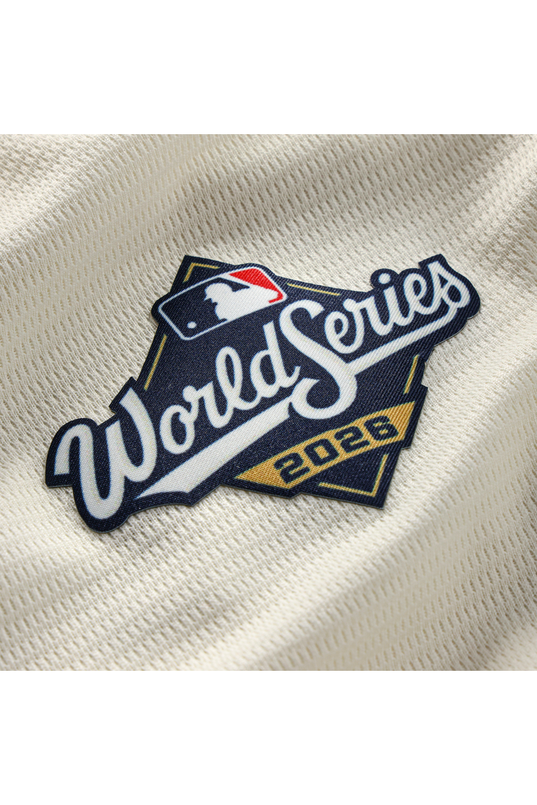 Men's Nike Jackson Chourio Cream Milwaukee Brewers 2026 World Series Home Replica Jersey, Alternate, color, Cream