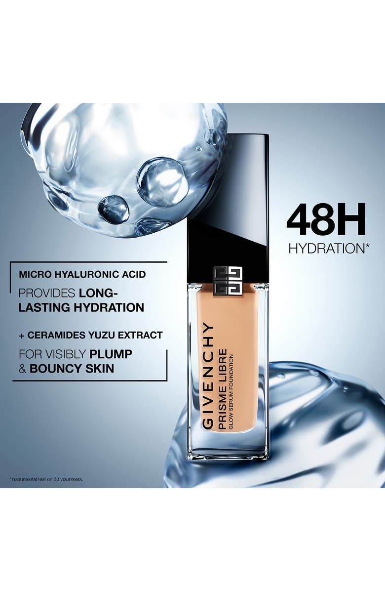 Givenchy Prisme Libre Glow Serum Blurring & Hydrating Foundation, Alternate, color, 4N