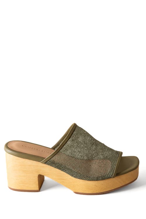 Huma Blanco Sierra Clog In Olive Jute