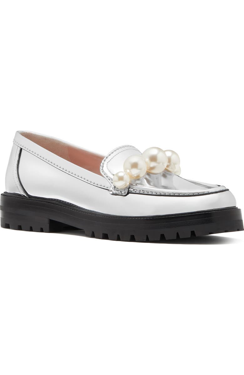 Kate Spade New York posh faux pearl loafer, Main, color,