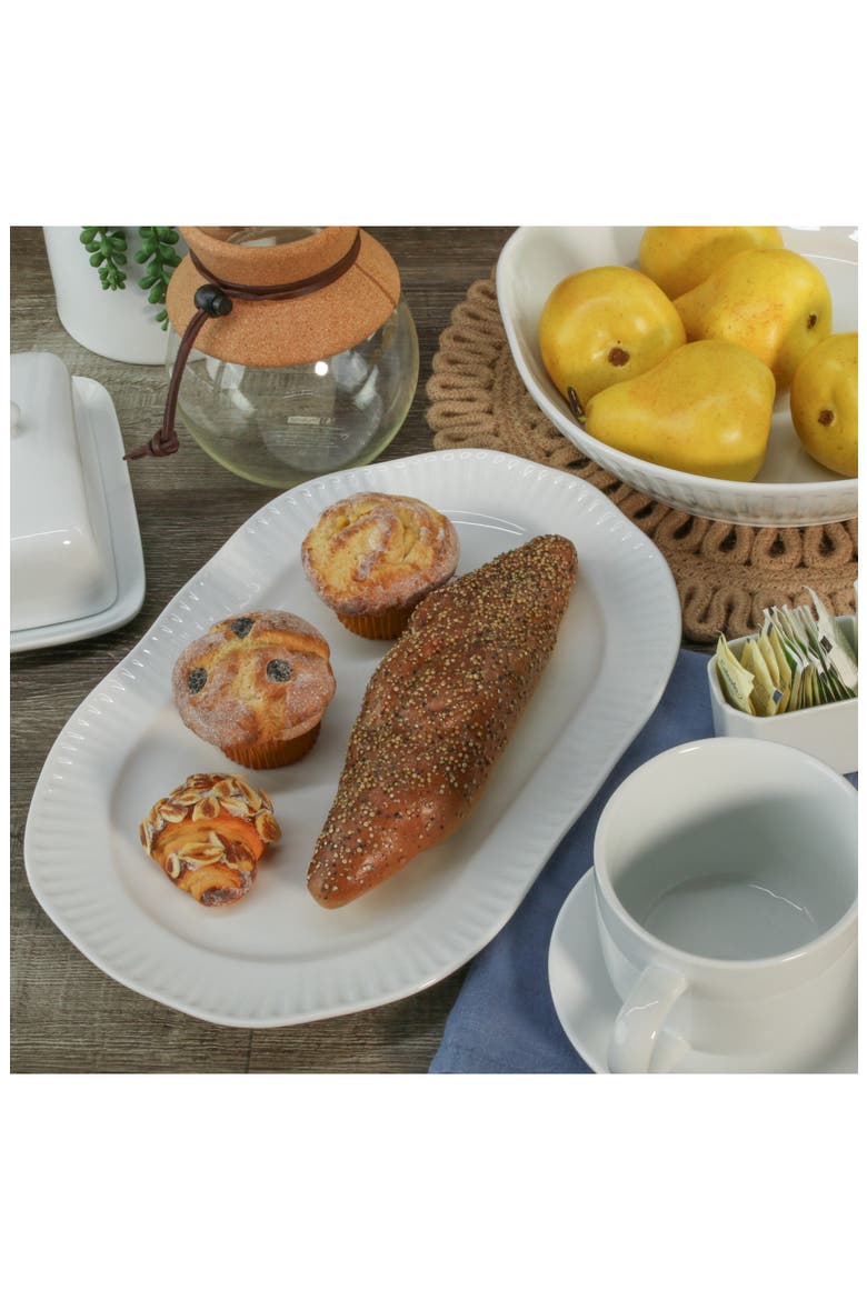 2-Piece Colonnade Serving Set, Alternate, color, WHITE
