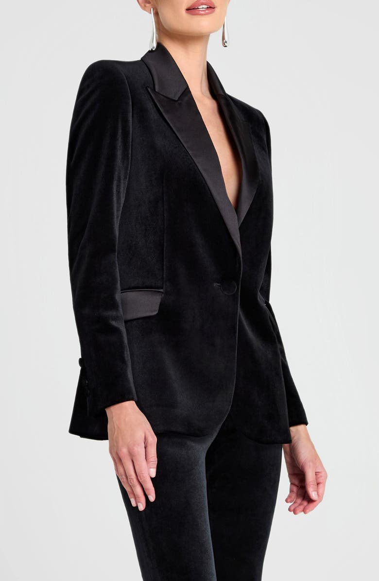 NADINE MERABI Beatrice Blazer, Alternate, color, Black