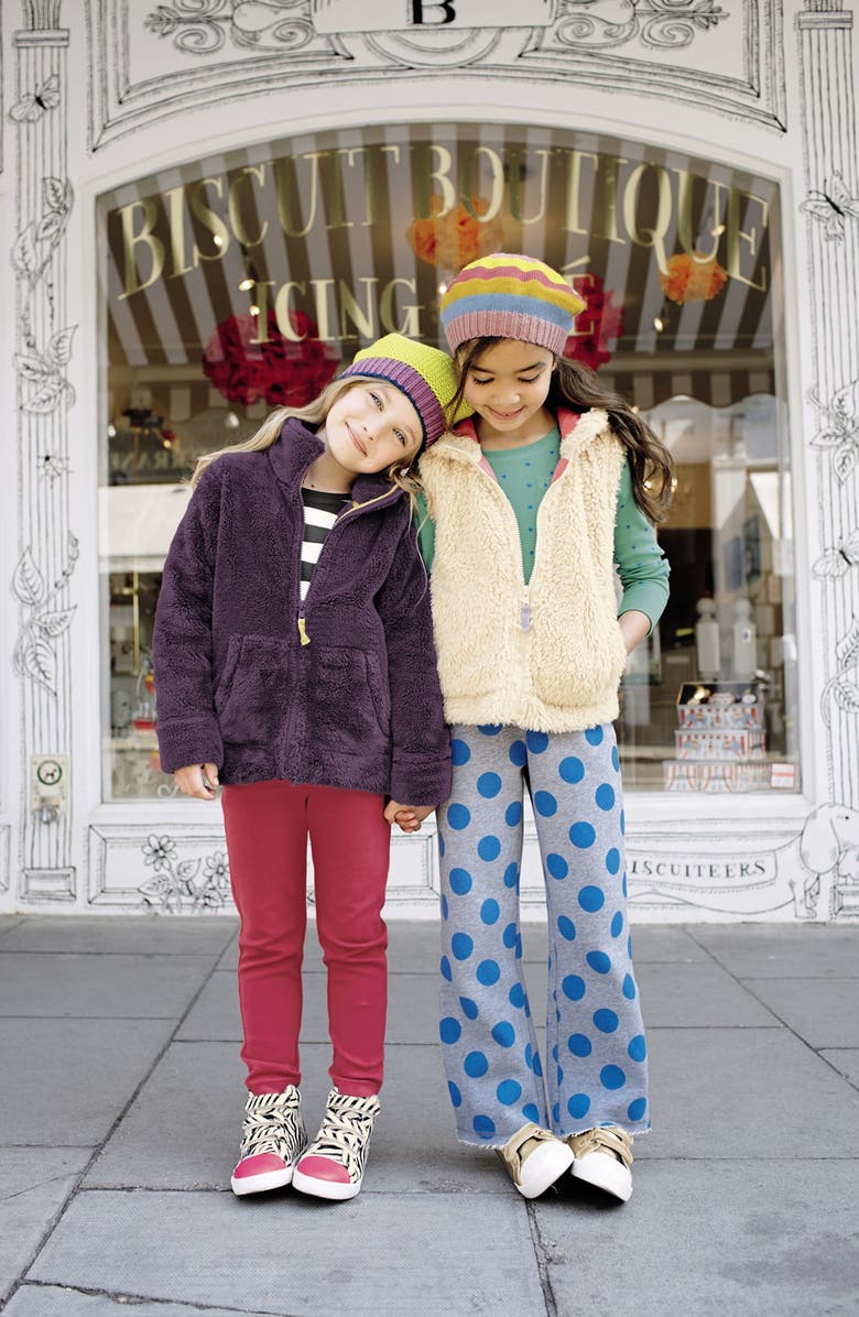 Mini Boden 'Cozy' Teddy Bear Texture Gilet, Alternate, color, 