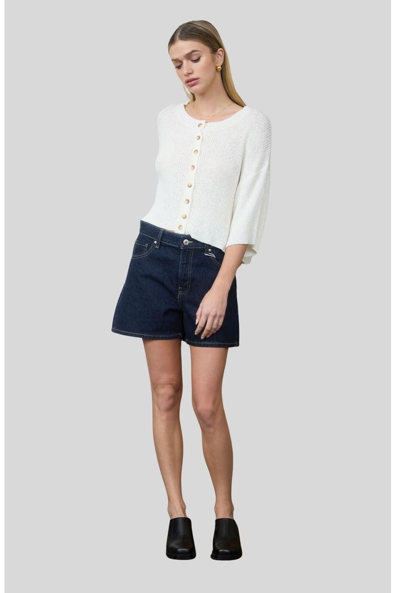 Three-Quarter Sleeve Cardigan, Alternate, color, IVORY