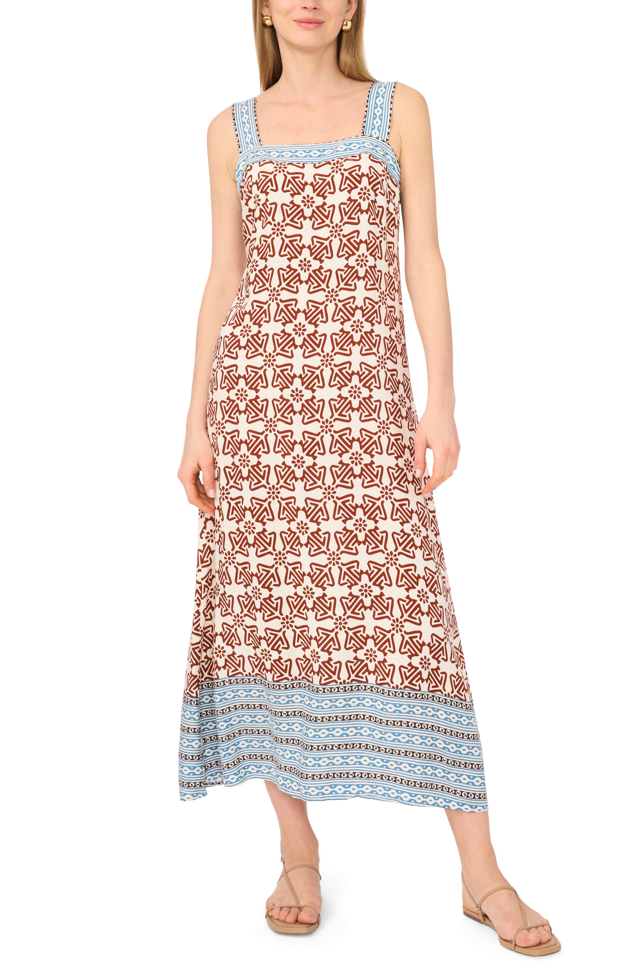 Smocked Back Maxi Dress - image 3