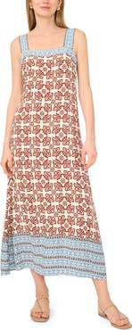 Vince Camuto Smocked Back Maxi Dress