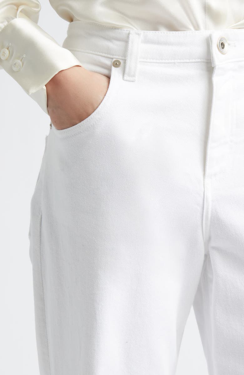 Eleventy Straight Leg Bull Pants, Alternate, color, White
