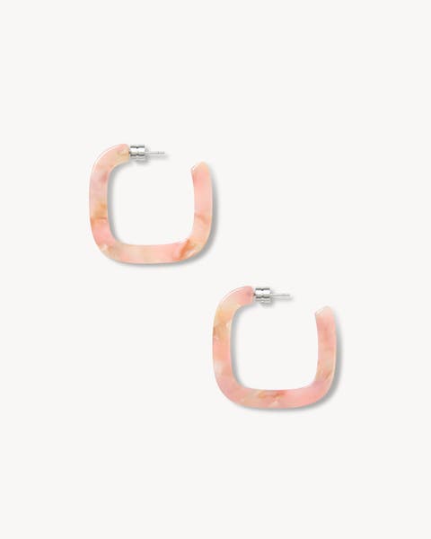 Midi Square Hoops