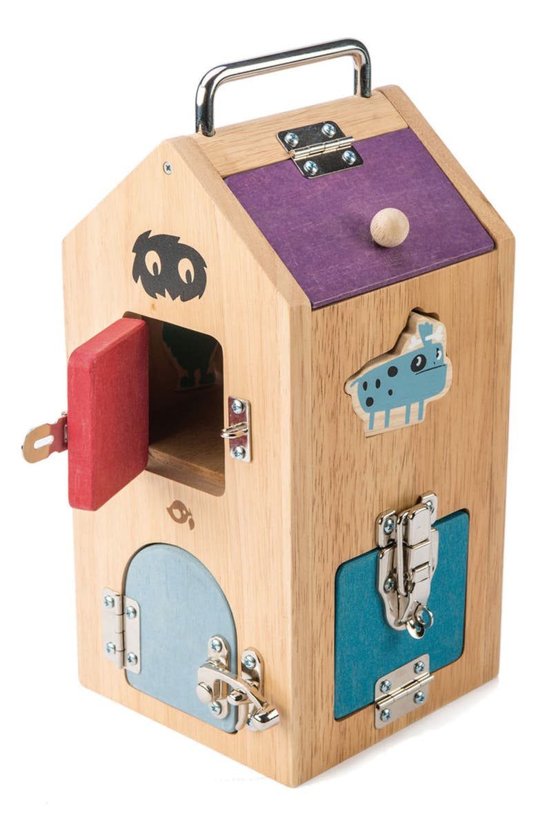 Tender Leaf Toys Monster Lock Box, Main, color, Multi