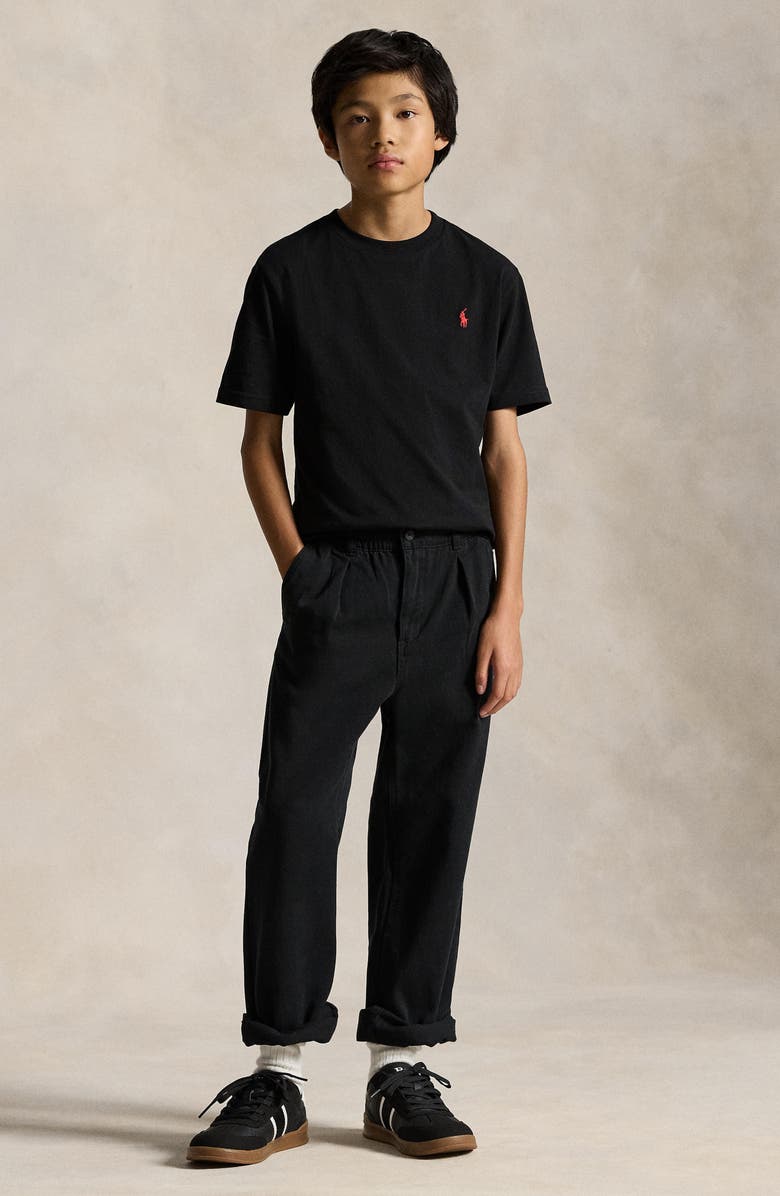 Polo Ralph Lauren Kids' Cotton Jersey T-Shirt, Alternate, color, Rl Black