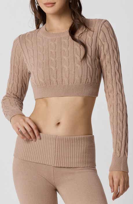 Florence by Mills Barre Crop Cable Sweater