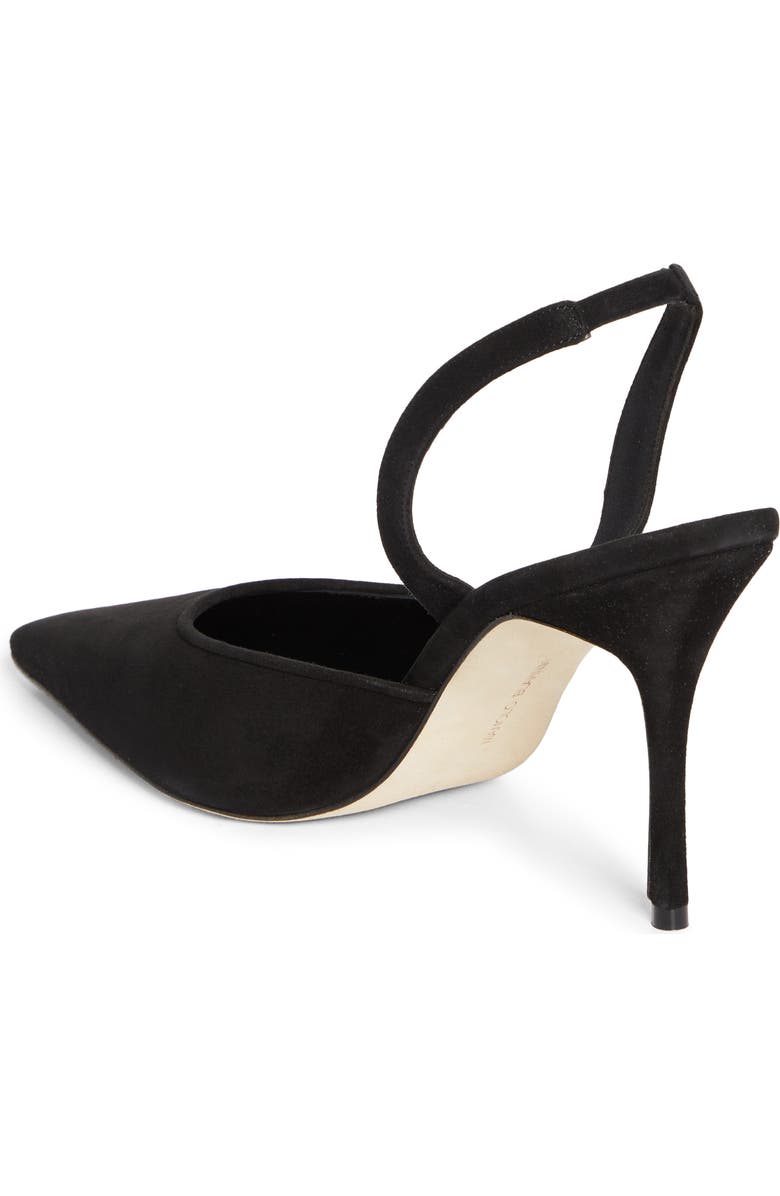 Manolo Blahnik Borelapla Slingback Pump, Alternate, color, Black